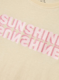 NAME IT T-shirt Jemil Bleached Sand